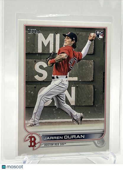 2022 Topps RETAIL SET Jarren Duran Rookie Baseball Card #187 Mint FREE SHIPPING