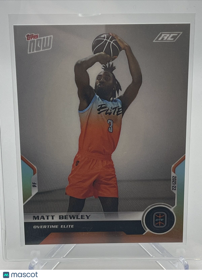 2021 Topps Now OTE Matt Bewley Rookie Basketball Card #15 Mint FREE SHIPPING