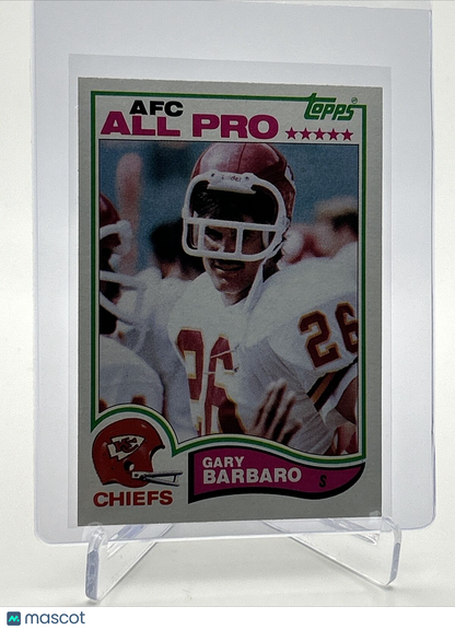 1982 Topps Gary Barbaro Football Card #110 NM-MT FREE SHIPPING