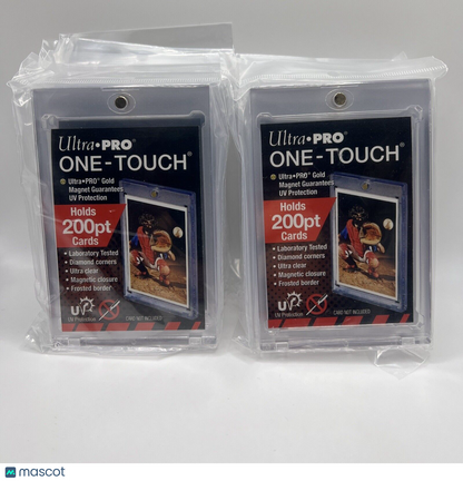 Ultra Pro One-Touch Thick Card 200pt Point Magnetic Card Holder - Lot of 10