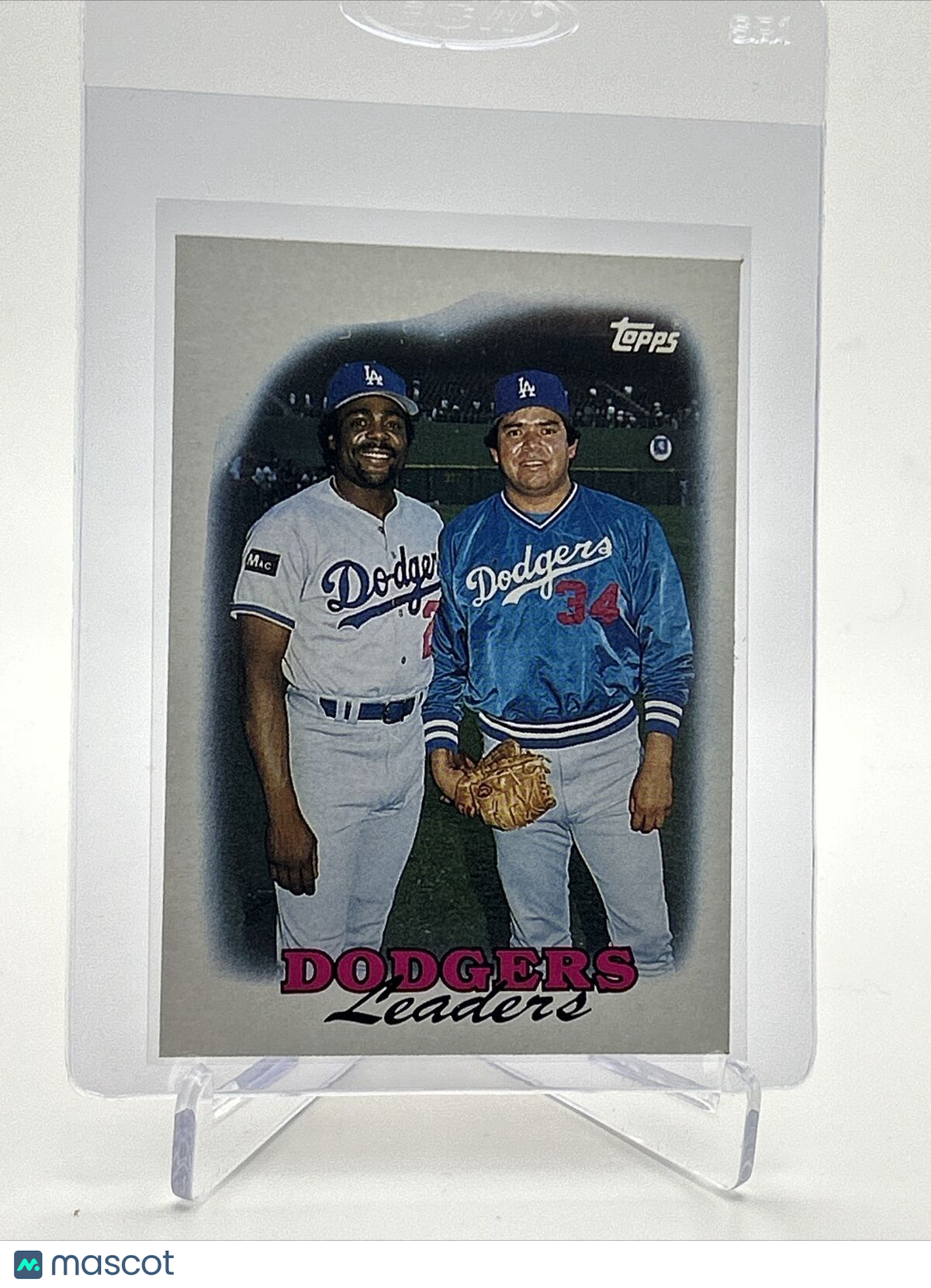 1988 Topps Dodgers Leaders Baseball Card #489 Mint FREE SHIPPING