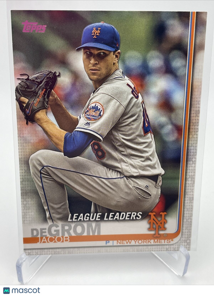 2019 Topps Jacob deGrom Baseball Card #19 Mint FREE SHIPPING