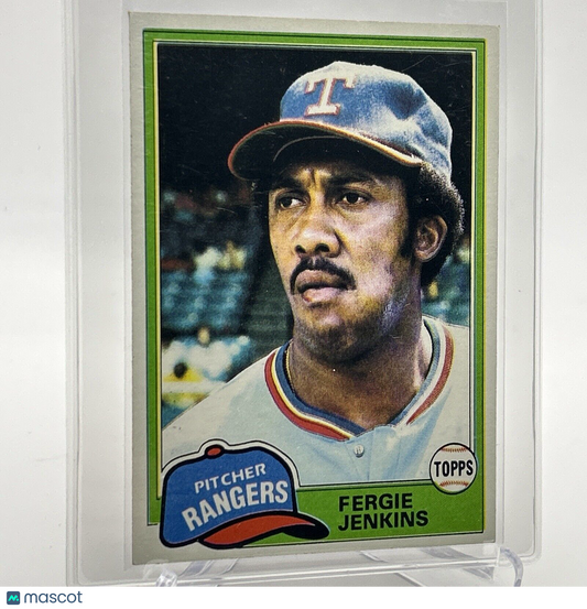 1981 Topps Fergie Jenkins Baseball Card #158 NM-Mint FREE SHIPPING
