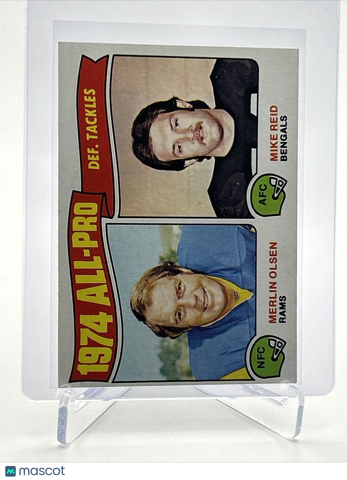 1975 Topps 1974 All-Pro Defensive Tackles Card #215 NM Quality FREE SHIPPING