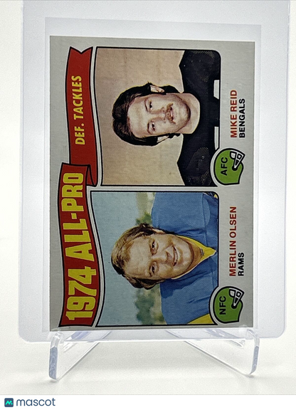 1975 Topps 1974 All-Pro Defensive Tackles Card #215 NM Quality FREE SHIPPING