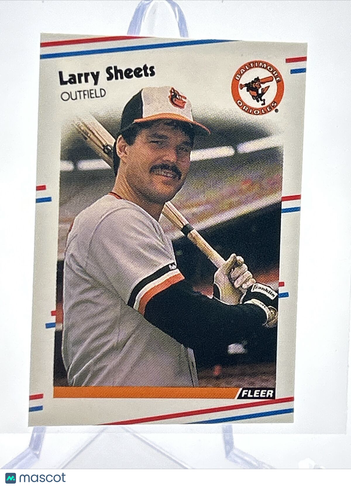 1988 Fleer Classic MINI Larry Sheets Baseball Card #3 Mint FREE SHIPPING