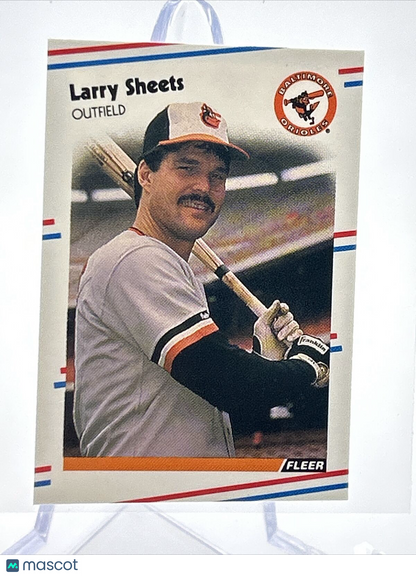 1988 Fleer Classic MINI Larry Sheets Baseball Card #3 Mint FREE SHIPPING