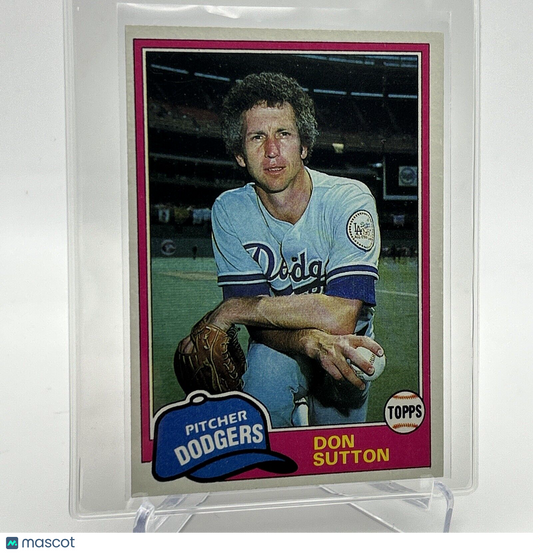 1981 Topps Don Sutton Baseball Card #605 NM-Mint FREE SHIPPING