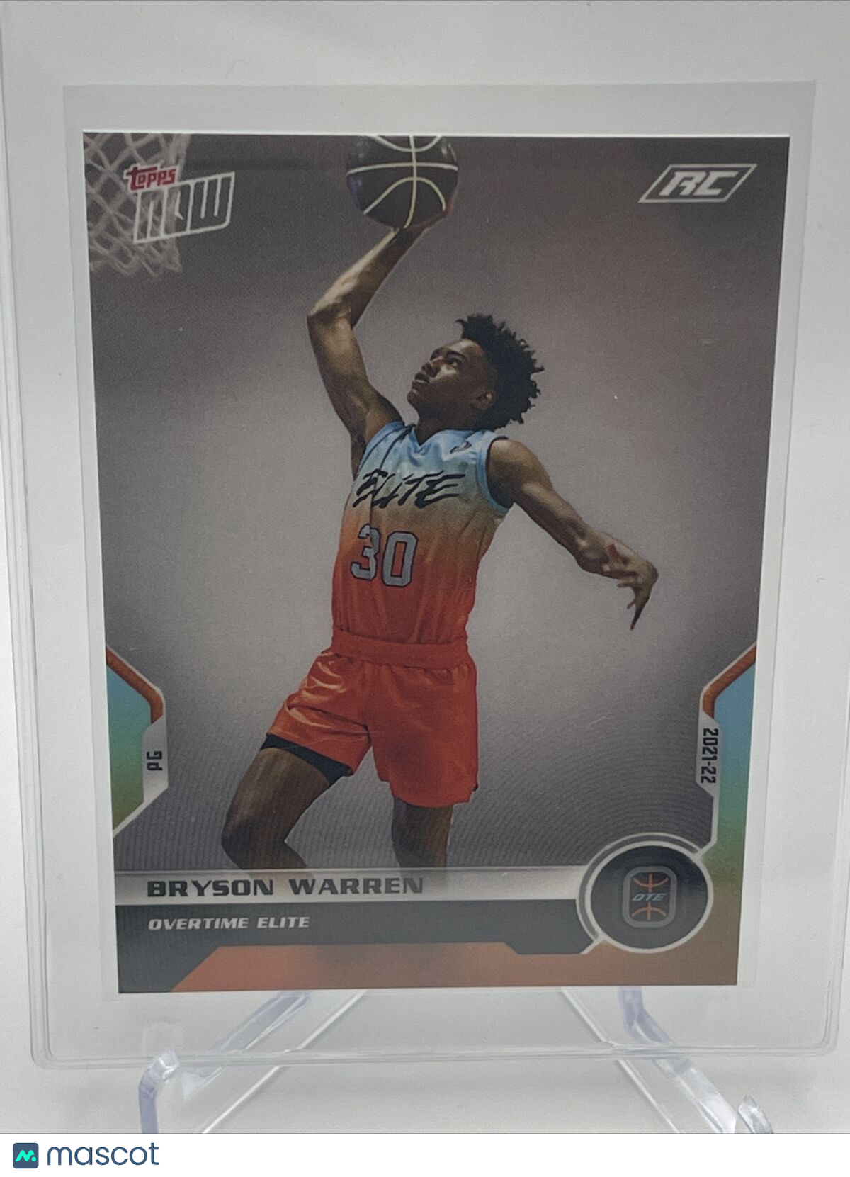 2021 Topps Now OTE Bryson Warren Rookie Basketball Card #14 Mint FREE SHIPPING
