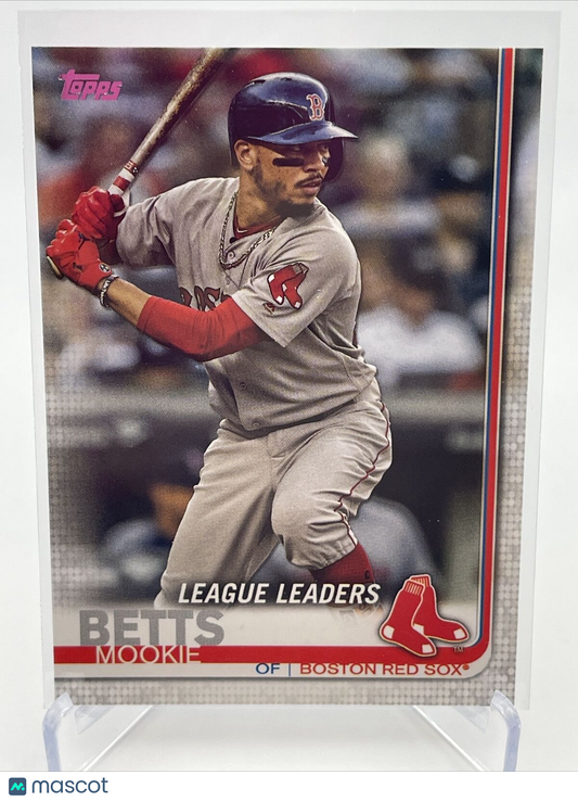 2019 Topps Mookie Betts Baseball Card #312 Mint FREE SHIPPING