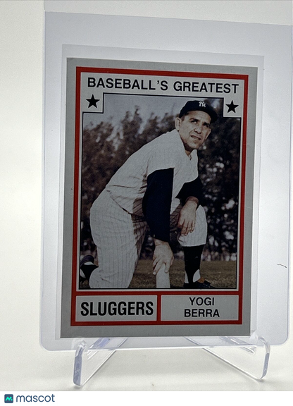 1982 TCMA Greatest Sluggers Yogi Berra Baseball Card #15 Mint FREE SHIPPING