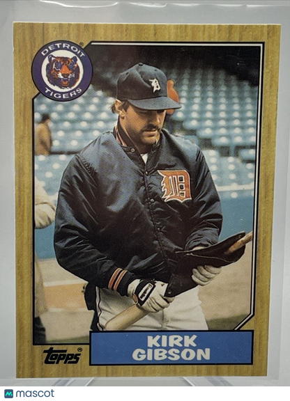 1987 Topps TIFFANY Baseball Card Kirk Gibson #765 Mint FREE SHIPPING
