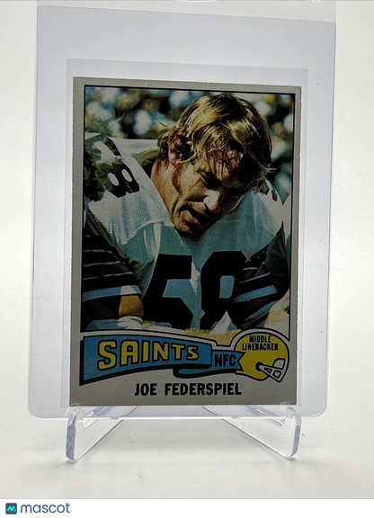 1975 Topps Joe Federspiel Football Card #107 NM Quality FREE SHIPPING
