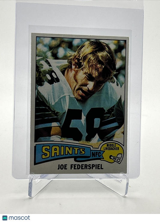 1975 Topps Joe Federspiel Football Card #107 NM Quality FREE SHIPPING