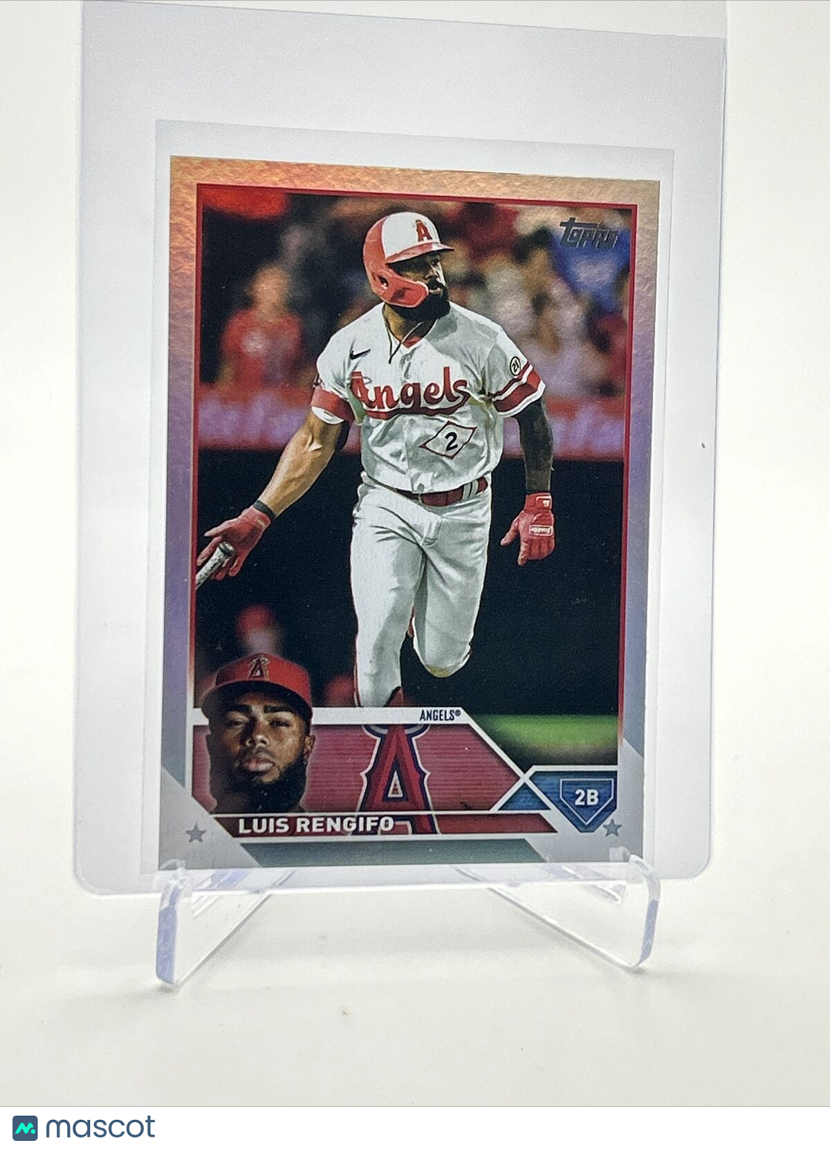 2023 Topps RAINBOW FOIL Luis Rengifo Baseball Card #549 FREE SHIPPING