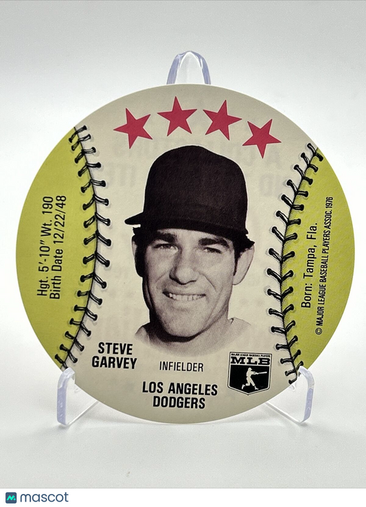 1976 Isaly's Sweet William Disc Steve Garvey Baseball Card NM-MT FREE SHIPPING