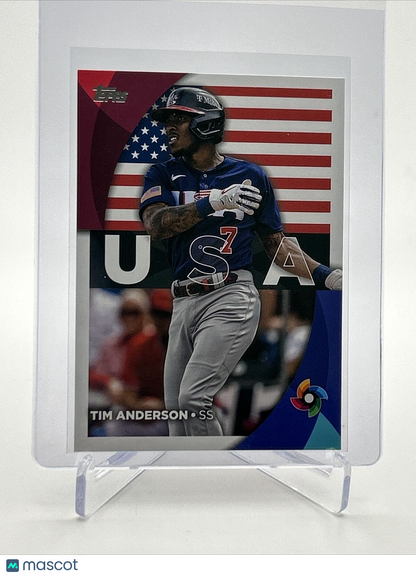 2023 Topps World Baseball Classic Stars Tim Anderson #WBC-5 FREE SHIPPING