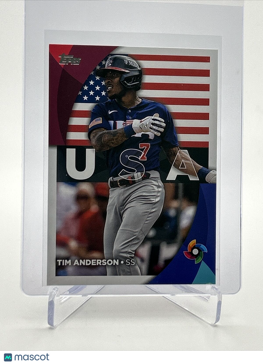 2023 Topps World Baseball Classic Stars Tim Anderson #WBC-5 FREE SHIPPING