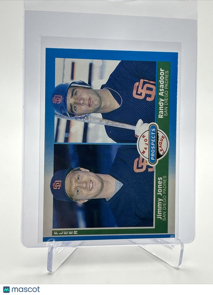 1987 Fleer Jimmy Jones/Randy Asadoor Rookie Card #650 Mint FREE SHIPPING