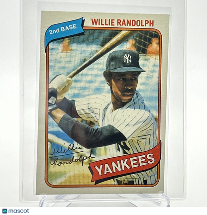 1980 Topps Willie Randolph Baseball Card #460 NM-Mint FREE SHIPPING