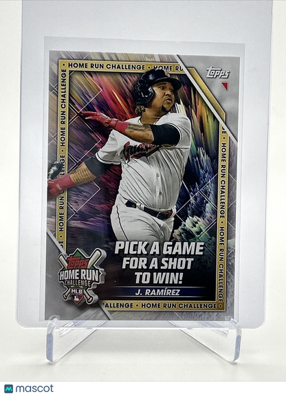 2023 Topps Home Run Challenge Unscratched Jose Ramirez #HRC-14 FREE SHIPPING