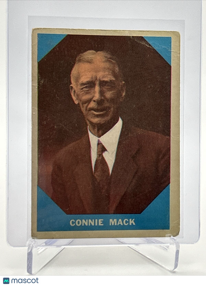 1960 Fleer Baseball Greats Connie Mack Card #14 Poor Quality FREE SHIPPING