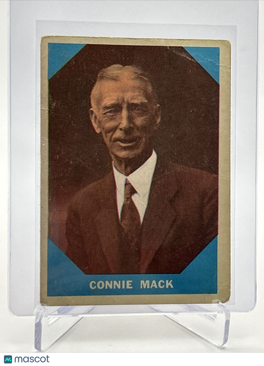 1960 Fleer Baseball Greats Connie Mack Card #14 Poor Quality FREE SHIPPING