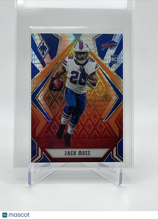 2020 Panini Phoenix FIRE BURST Zack Moss Rookie Card #131 Mint FREE SHIPPING