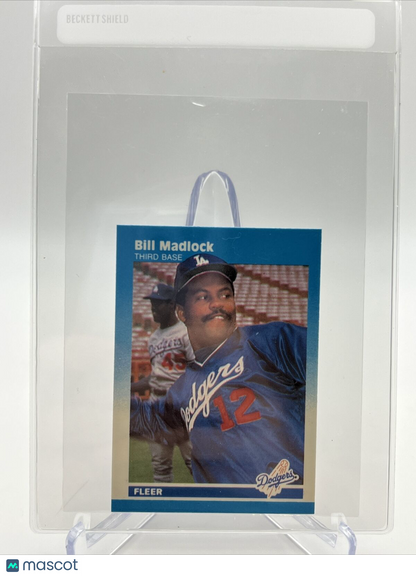 1987 Fleer Classic MINI Bill Madlock Baseball Card #65 Mint FREE SHIPPING