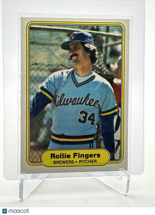 1982 Fleer Rollie Fingers Baseball Card #141 NM-MT FREE SHIPPING