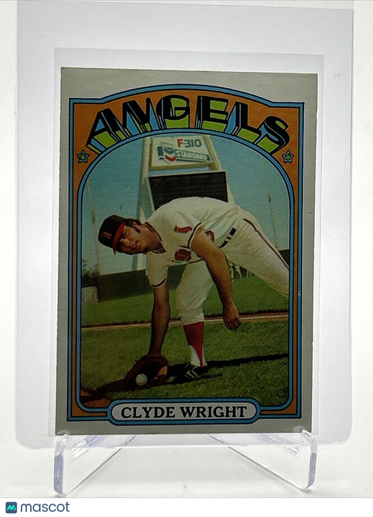 1972 Topps Clyde Wright Baseball Card #55 VG-EX Quality FREE SHIPPING