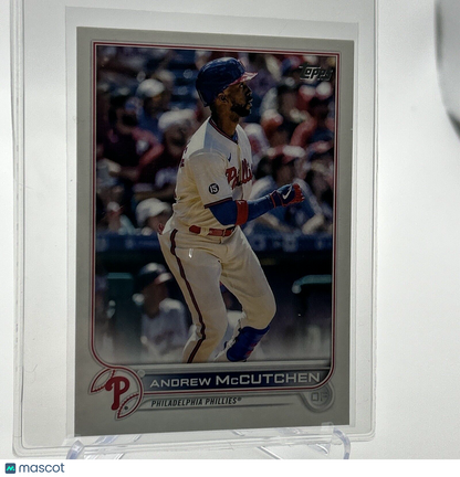 2022 Topps Andrew McCutchen Baseball Card #655 Mint FREE SHIPPING