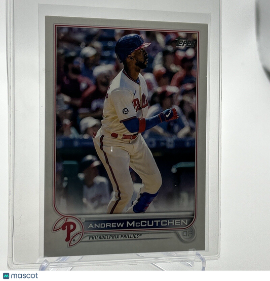 2022 Topps Andrew McCutchen Baseball Card #655 Mint FREE SHIPPING