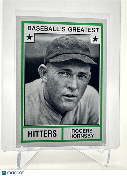 1982 TCMA Greatest Hitters Rogers Hornsby Baseball Card #15 Mint FREE SHIPPING