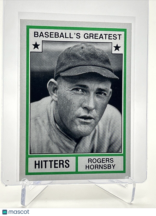 1982 TCMA Greatest Hitters Rogers Hornsby Baseball Card #15 Mint FREE SHIPPING