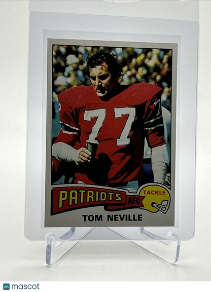 1975 Topps Tom Neville Football Card #493 NM Quality FREE SHIPPING