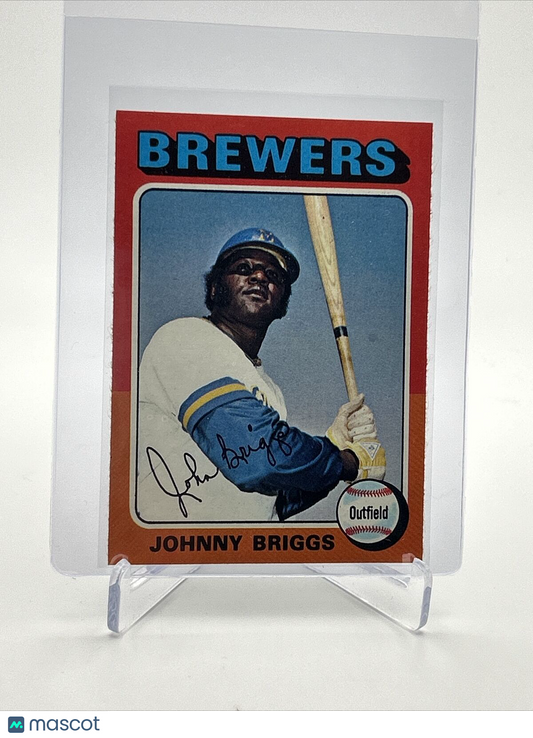 1975 Topps Johnny Briggs Baseball Card #123 NM Quality FREE SHIPPING