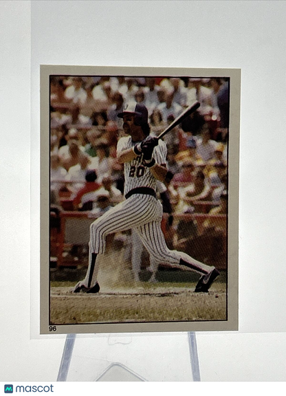 1981 Topps Stickers Gorman Thomas Baseball Card #96 NM-Mint FREE SHIPPING