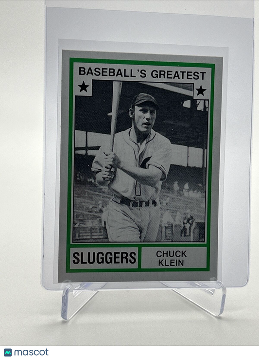 1982 TCMA Greatest Sluggers Chuck Klein Baseball Card #26 Mint FREE SHIPPING