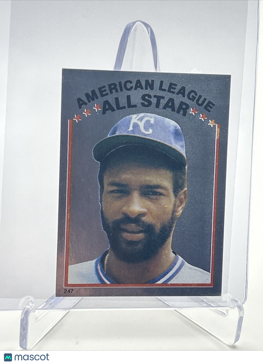 1981 Topps Stickers Willie Wilson FOIL Baseball Card #247 NM-Mint FREE SHIPPING