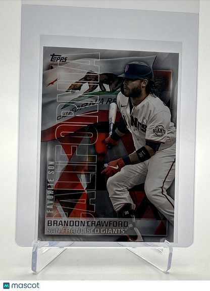2023 Topps Favorite Sons Brandon Crawford Baseball Card #FS-9 FREE SHIPPING