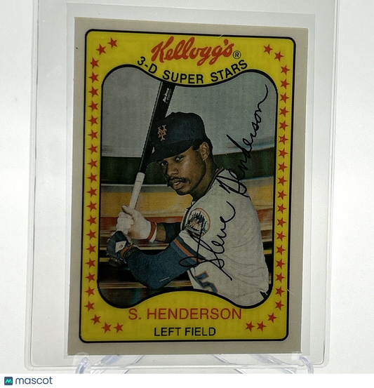 1981 Kellogg's Steve Henderson Baseball Card #25 NM-Mint FREE SHIPPING