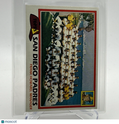 1981 Topps San Diego Padres Baseball Checklist Card #685 NM-Mint FREE SHIPPING