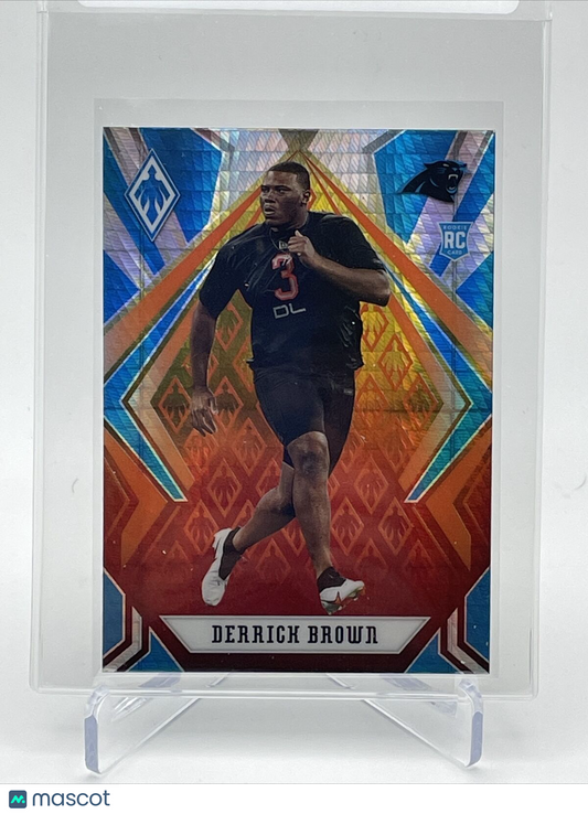 2020 Panini Phoenix FIRE BURST Derrick Brown Rookie Card #144 Mint FREE SHIPPING