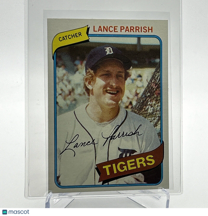 1980 Topps Lance Parrish Baseball Card #196 NM-Mint FREE SHIPPING