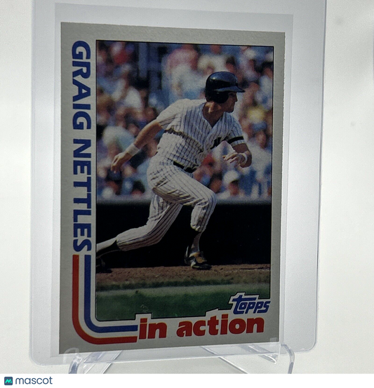 1982 Topps Graig Nettles In Action Baseball Card #506 NM-Mint FREE SHIPPING