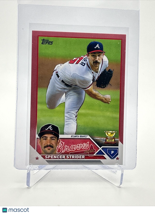 2023 Topps Mother's Day Hot Pink Spencer Strider Card #602 31/50 FREE SHIPPING