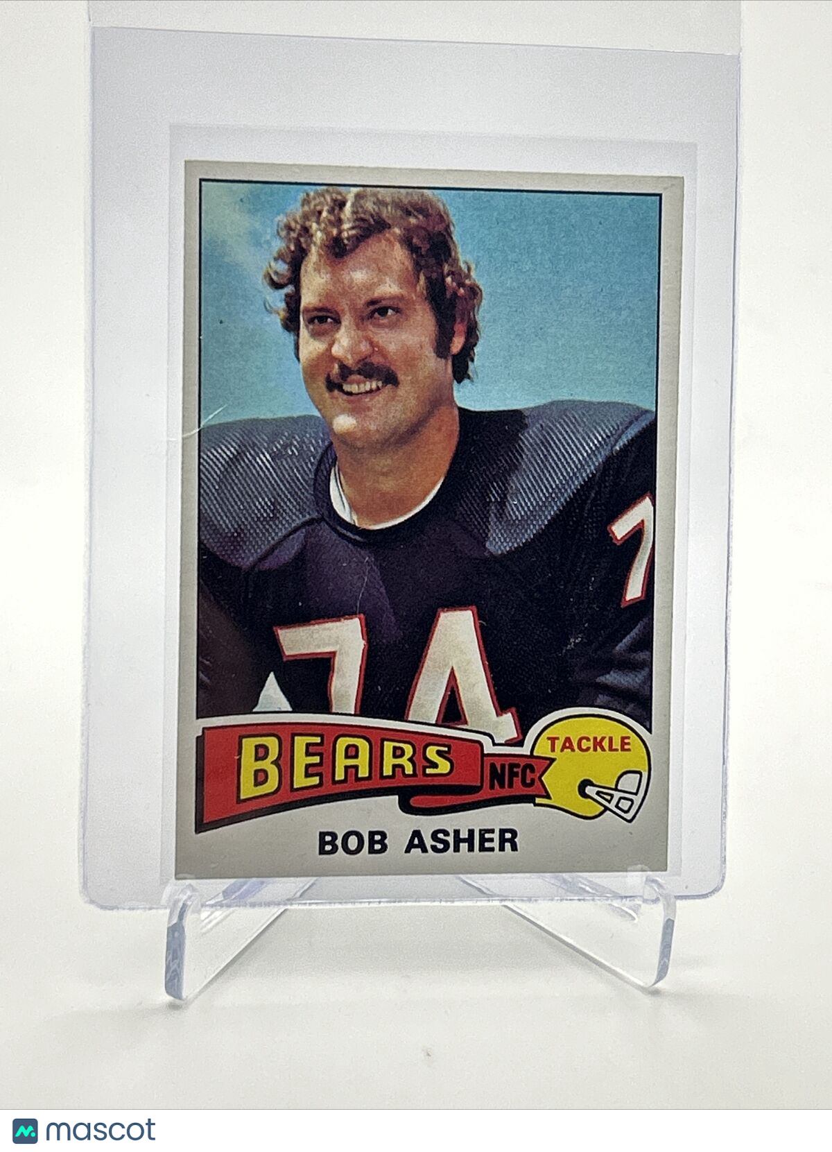 1975 Topps Bob Asher Football Card #11 NM Quality FREE SHIPPING