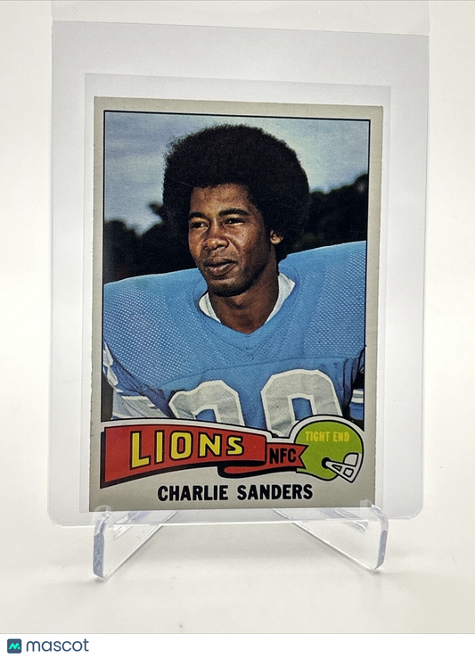 1975 Topps Charlie Sanders Football Card #445 NM Quality FREE SHIPPING