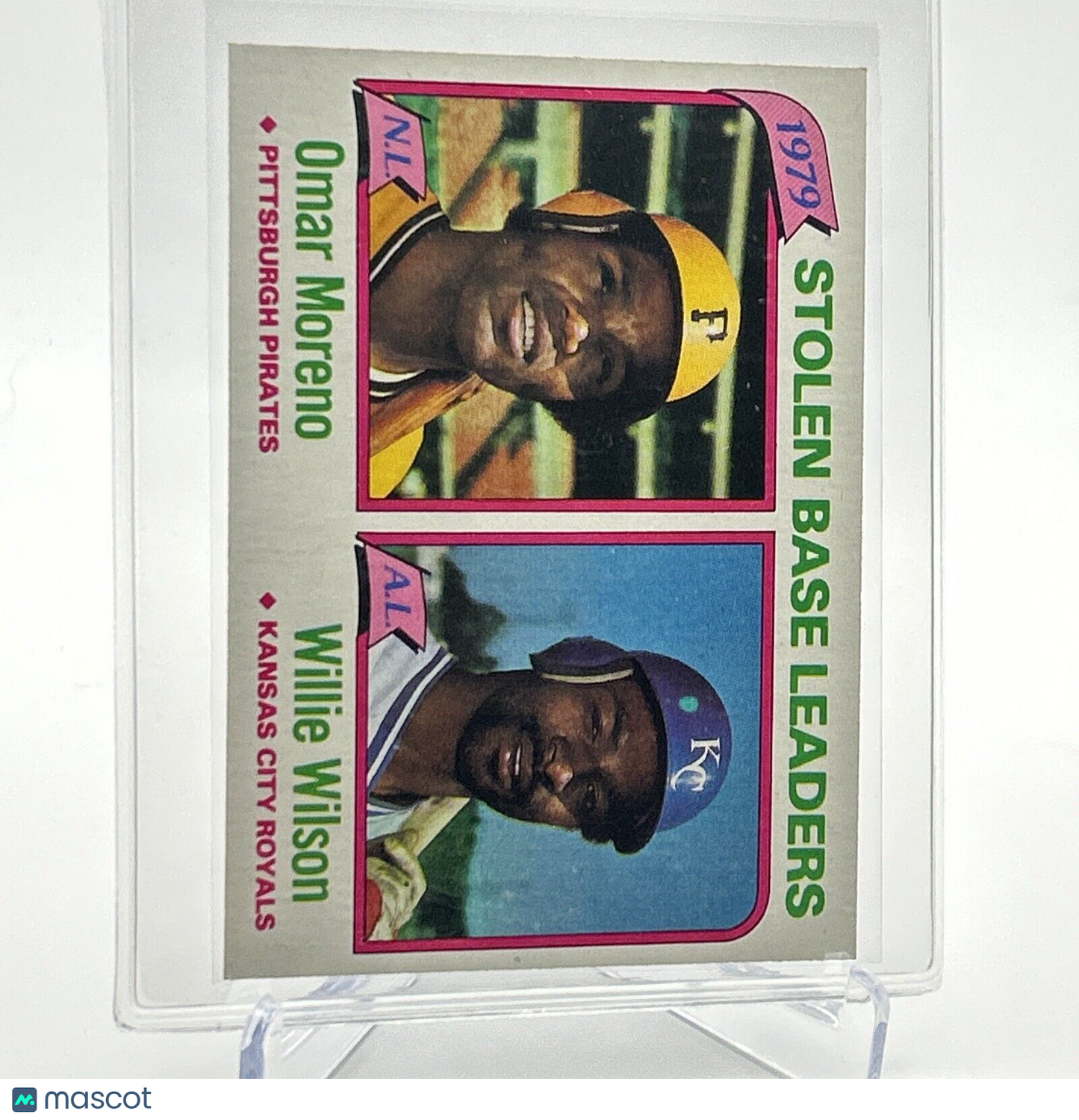 1980 Topps 1979 Stolen Base Leaders Baseball Card #204 NM-Mint FREE SHIPPING